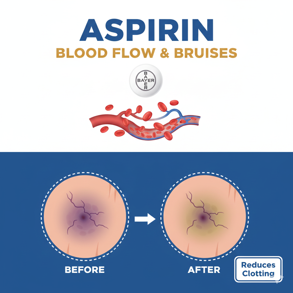 Aspirin, Blood Flow & Bruises — What You Should Know